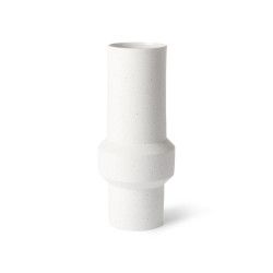 speckled clay vase straight M